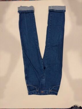 Wrangler Classic High-Rise Straight Leg Jeans - Blue